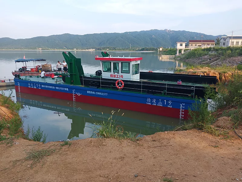 Plataforma flotante de excavadora