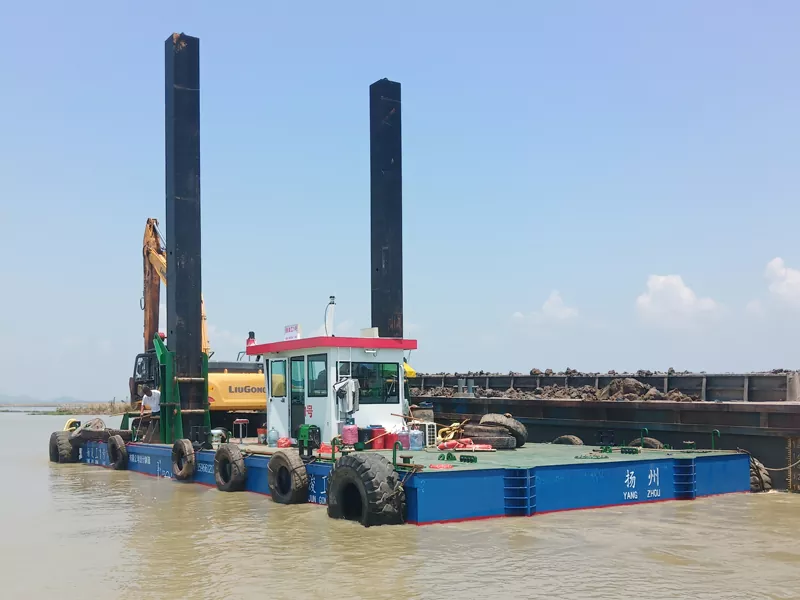 Plataforma excavadora Spud